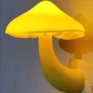 NEW Yellow Mushroom LED Night Light